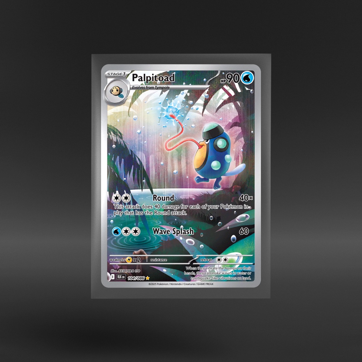 Black Bolt #104/086 Palpitoad