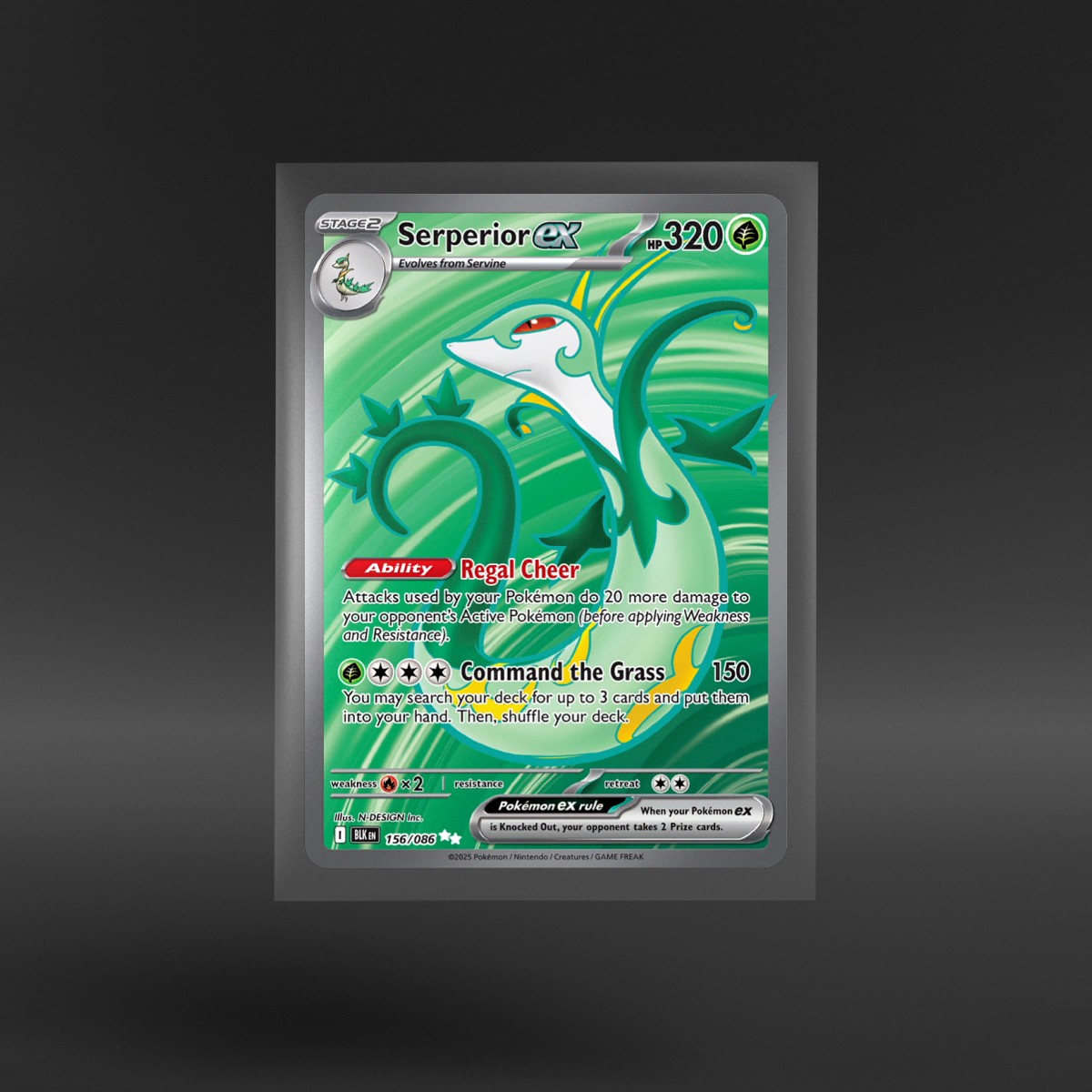 Black Bolt #156/086 Serperior ex