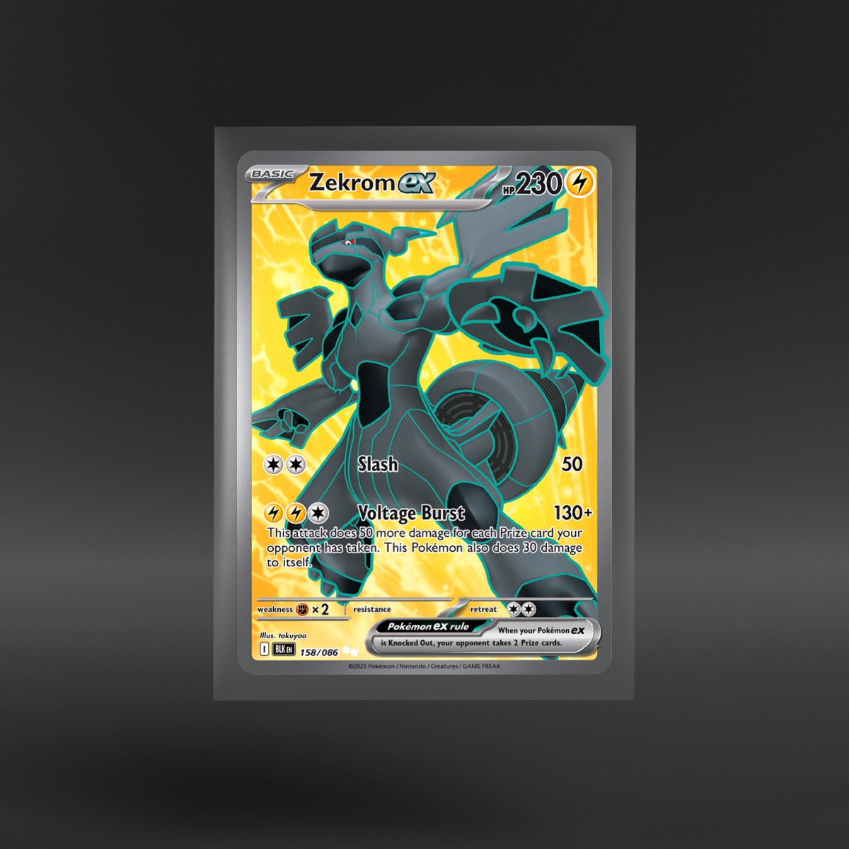 Black Bolt #158/086 Zekrom ex