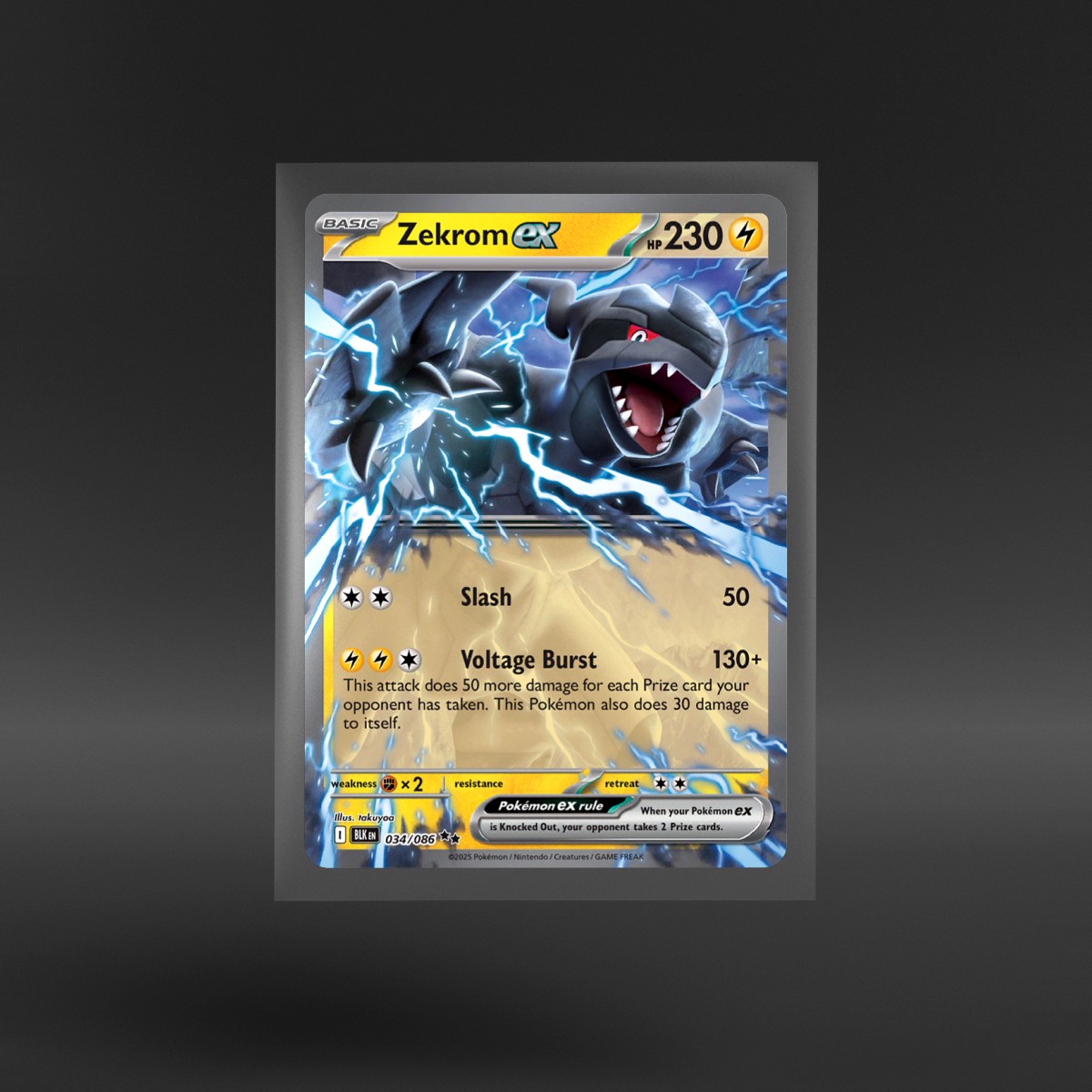 Black Bolt #034/086 Zekrom ex