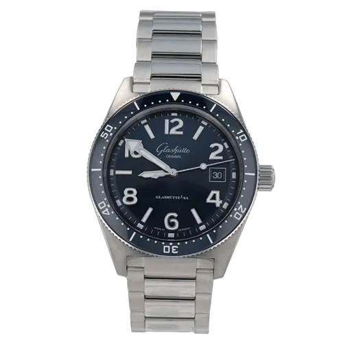 Glashütte SeaQ Steel Watch