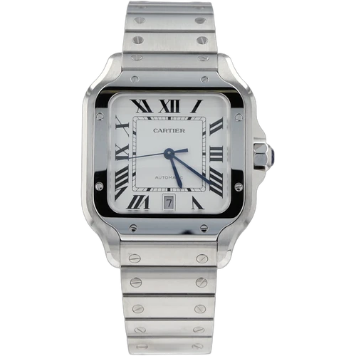 Cartier Santos White Dial Large